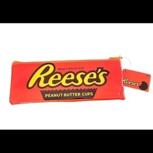 Reese’s Peanut Butter Cup Vinyl Zip Pencil Make Up Case Wallet Stocking Stuffer